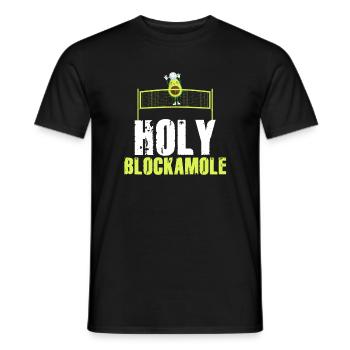 Heilige Blockamole Volleyball Avocado - Männer T-Shirt - Schwarz - Vorne - AI Model Male 178 light (178cm)