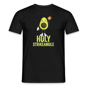 Holy Strikeamole Baseball Softball Avocat - T-shirt homme - noir - Devant - AI Model Male 178 light (178cm)