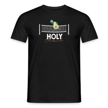 Heilige Blockamole Volleyball Avocado - Männer T-Shirt - Schwarz - Vorne - AI Model Male 178 light (178cm)
