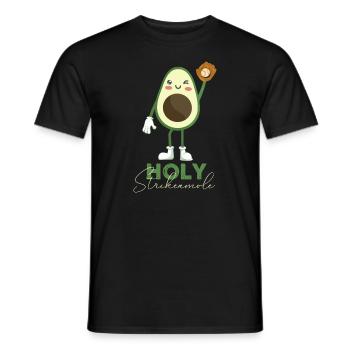 Holy Strikeamole Baseball Softball Avocat - T-shirt homme - noir - Devant - AI Model Male 178 light (178cm)