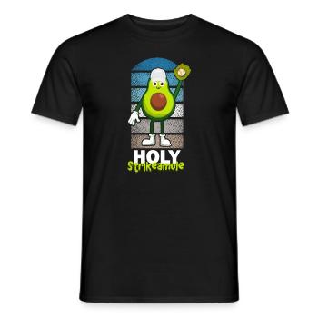 Holy Strikeamole Baseball Softball Avocat - T-shirt homme - noir - Devant - AI Model Male 178 light (178cm)