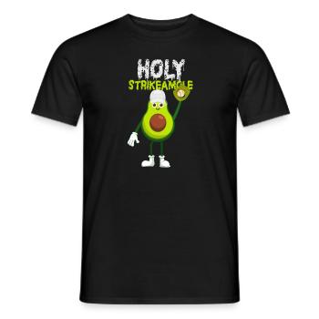 Holy Strikeamole Baseball Softball Avocat - T-shirt homme - noir - Devant - AI Model Male 178 light (178cm)