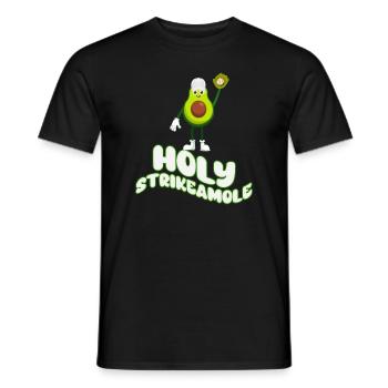Holy Strikeamole Baseball Softball Avocat - T-shirt homme - noir - Devant - AI Model Male 178 light (178cm)