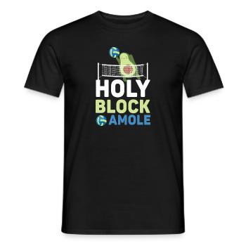 Heilige Blockamole Volleyball Avocado - Männer T-Shirt - Schwarz - Vorne - AI Model Male 178 light (178cm)