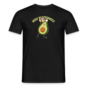 Heilige Blockamole Volleyball Avocado - Männer T-Shirt - Schwarz - Vorne - AI Model Male 178 light (178cm)