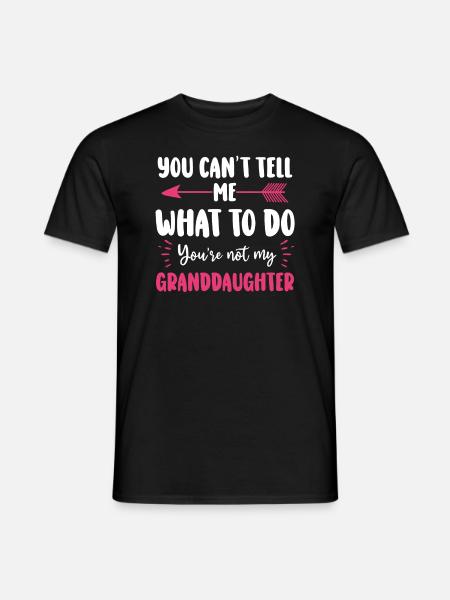 Not My Granddaughter - Men's T-Shirt - black