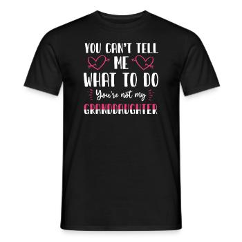 Pas ma petite-fille - T-shirt homme - noir - Devant - AI Model Male 178 light (178cm)