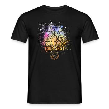 Je peux bloquer votre tir Volleyball de plage - T-shirt homme - noir - Devant - AI Model Male 178 light (178cm)