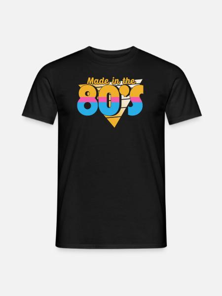 80's The 80s Music - Men's T-Shirt - black