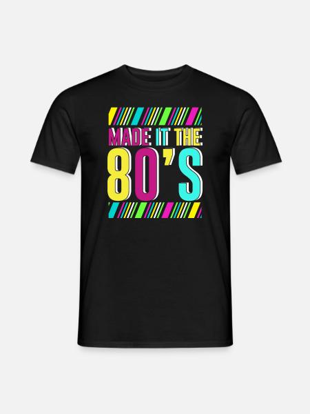 80's The 80s Music - Men's T-Shirt - black