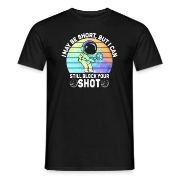 Je peux bloquer votre tir Volleyball de plage - T-shirt homme - noir - Devant - AI Model Male 178 light (178cm)