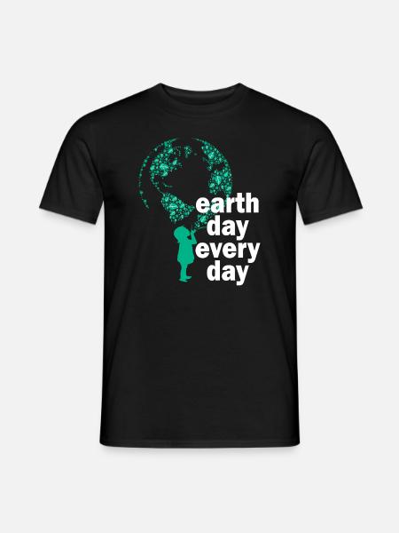Earth Day Everyday Environmental Awareness - Men's T-Shirt - black