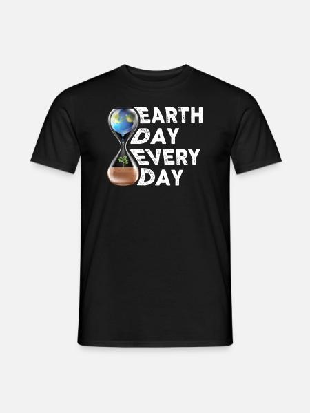 Earth Day Everyday Environmental Awareness - Men's T-Shirt - black