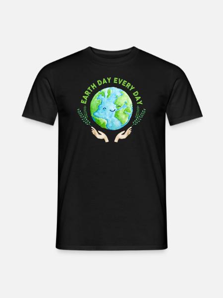 Earth Day Everyday Environmental Awareness - Men's T-Shirt - black