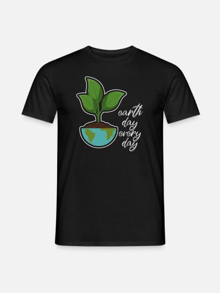 Earth Day Everyday Environmental Awareness - Men's T-Shirt - black