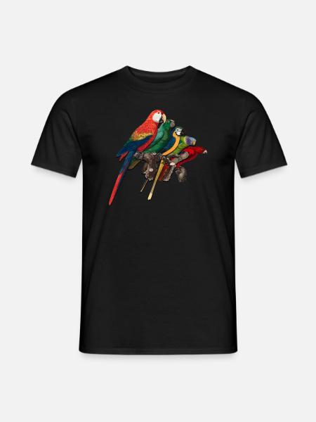 Drôle d’observation d’oiseaux - T-shirt homme - noir