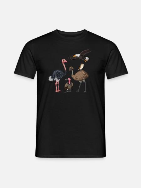 Funny Bird Watcher Birding Watching - Men's T-Shirt - black