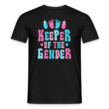Hüter des Geschlechts - Männer T-Shirt - Schwarz - Vorne - AI Model Male 178 light (178cm)