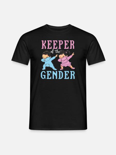 Keeper Of The Gender - Men's T-Shirt - black