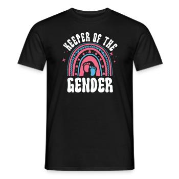 Keeper Of The Gender - Men's T-Shirt - black - Front - AI Model Male 178 light (178cm)