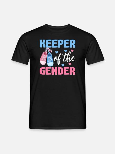 Keeper Of The Gender - Men's T-Shirt - black