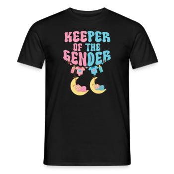 Keeper Of The Gender - Men's T-Shirt - black - Front - AI Model Male 178 light (178cm)