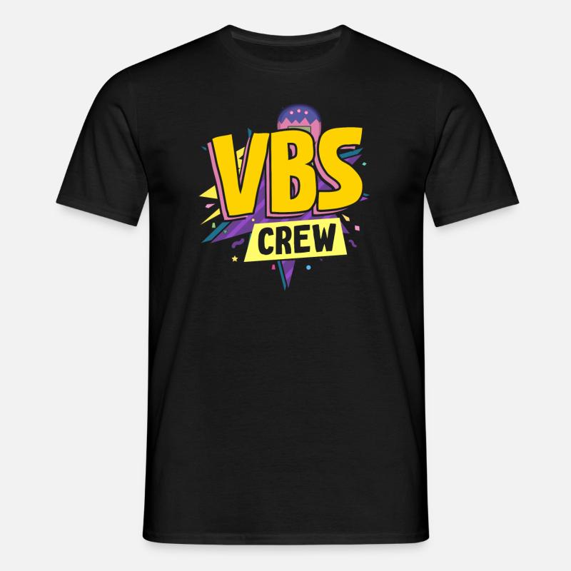 VBS Crew - Men's T-Shirt - black