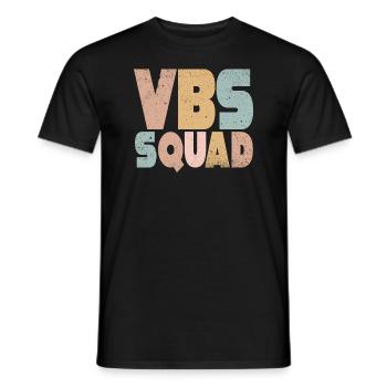 VBS Squad Bibel Shool - Männer T-Shirt - Schwarz - Vorne - AI Model Male 178 light (178cm)