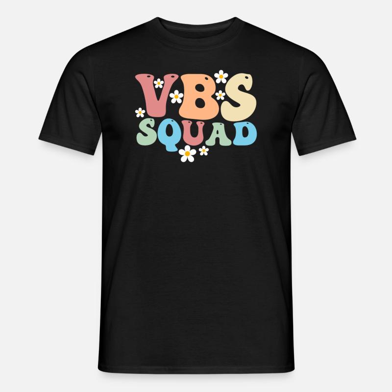 VBS Squad Bibel Shool - Männer T-Shirt - Schwarz