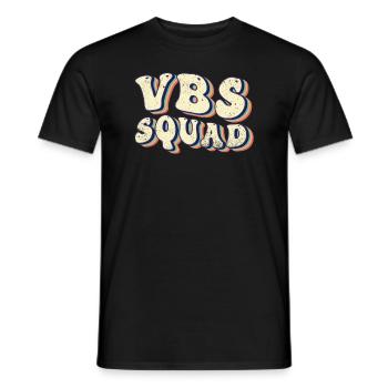 VBS Squad Bibel Shool - Männer T-Shirt - Schwarz - Vorne - AI Model Male 178 light (178cm)