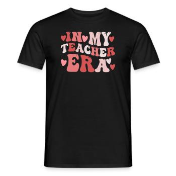 In My Teaching Era Teaching - Men's T-Shirt - black - Front - AI Model Male 178 light (178cm)
