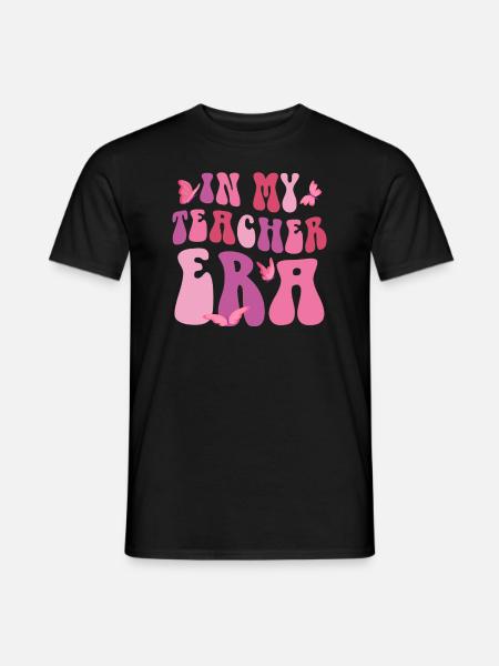 In My Teaching Era Teaching - Men's T-Shirt - black