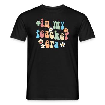 In meiner Lehrzeit Unterricht - Männer T-Shirt - Schwarz - Vorne - AI Model Male 178 light (178cm)