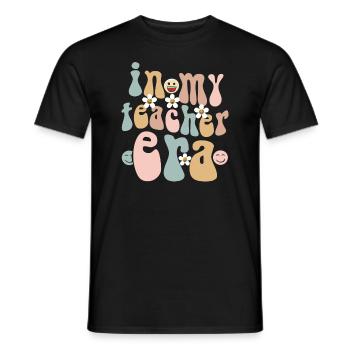 In meiner Lehrzeit Unterricht - Männer T-Shirt - Schwarz - Vorne - AI Model Male 178 light (178cm)