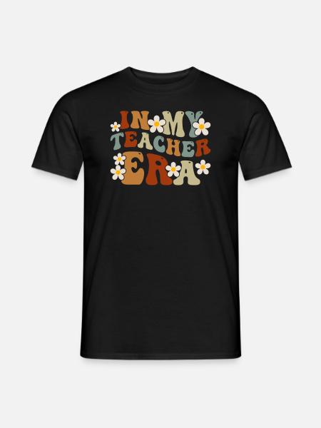 In My Teaching Era Teaching - Men's T-Shirt - black