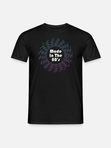 80's The 80s Music - Men's T-Shirt - black
