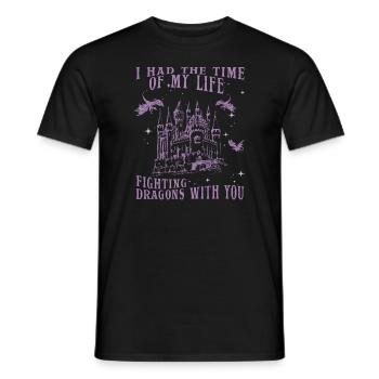 I Had The Time Of My Life Fighting Dragons - Men's T-Shirt - black - Front - AI Model Male 178 light (178cm)