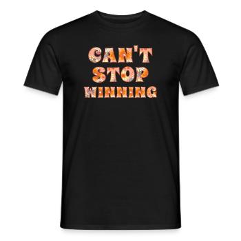 Can’t Stop Winning Lottery Winner Vibes - T-shirt homme - noir - Devant - AI Model Male 178 light (178cm)