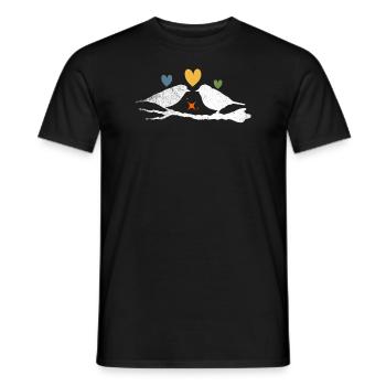 Vogelbeobachtung Vogelbeobachter Ornithologe Vogelliebhaber - Männer T-Shirt - Schwarz - Vorne - AI Model Male 178 light (178cm)