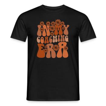 Coach Era Coaching Tees Sports Team Staff - Men's T-Shirt - black - Front - AI Model Male 178 light (178cm)