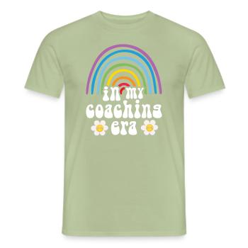 Coach Era Coaching Tees Personnel de l’équipe sportive - T-shirt homme - vert sauge - Devant - AI Model Male 178 light (178cm)