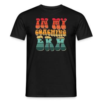 Coach Era Coaching Tees Sports Team Staff - Men's T-Shirt - black - Front - AI Model Male 178 light (178cm)