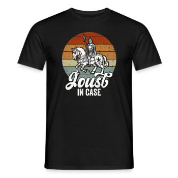 Joute Chevalier Médiéval Renaissance Chevaliers Armure - T-shirt homme - noir - Devant - AI Model Male 178 light (178cm)
