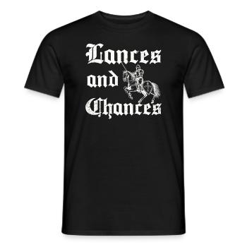 Joute Chevalier Médiéval Renaissance Chevaliers Armure - T-shirt homme - noir - Devant - AI Model Male 178 light (178cm)