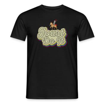Joute Chevalier Médiéval Renaissance Chevaliers Armure - T-shirt homme - noir - Devant - AI Model Male 178 light (178cm)