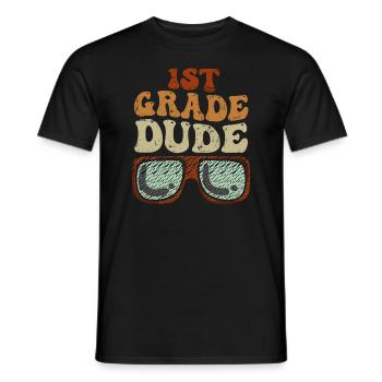 Professeur de maternelle Drôle Étudiant 1er Diplôme - T-shirt homme - noir - Devant - AI Model Male 178 light (178cm)