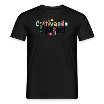Cultivando Bilingües Spanischlehrer Bekleidung - Männer T-Shirt - Schwarz - Vorne - AI Model Male 178 light (178cm)