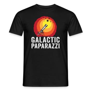 Photographie spatiale Télescope d’observation des étoiles Astronomie - T-shirt homme - noir - Devant - AI Model Male 178 light (178cm)