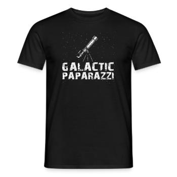 Photographie spatiale Télescope d’observation des étoiles Astronomie - T-shirt homme - noir - Devant - AI Model Male 178 light (178cm)