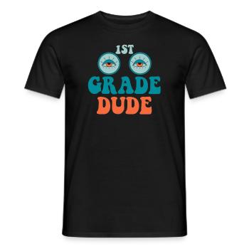 Professeur de maternelle Drôle Étudiant 1er Diplôme - T-shirt homme - noir - Devant - AI Model Male 178 light (178cm)
